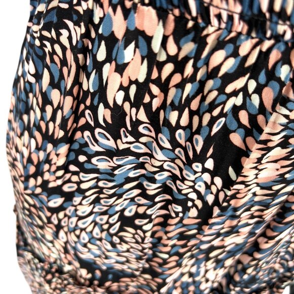 Lovestitch Floral Maxi Dress Square Neck Flutter Sleeve Multi Size Small NWT - Picture 9 of 14